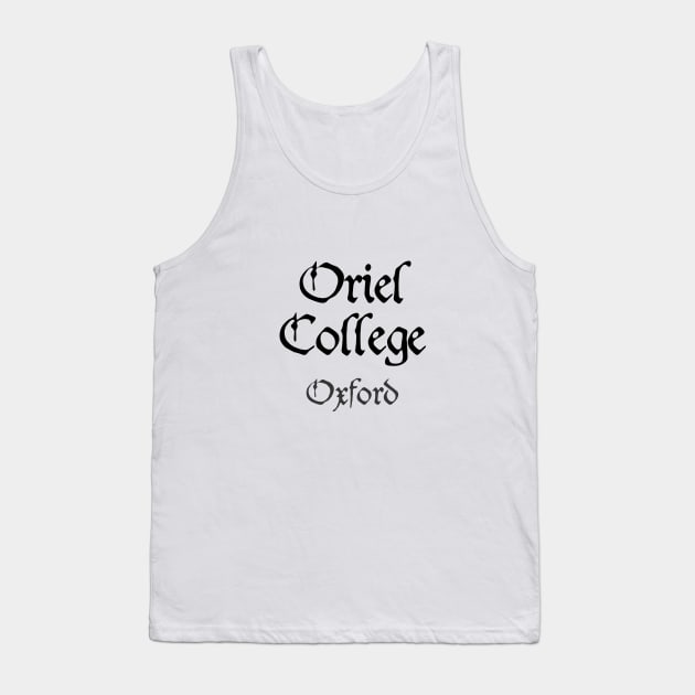 Oxford Oriel College Medieval University Tank Top by RetroGeek